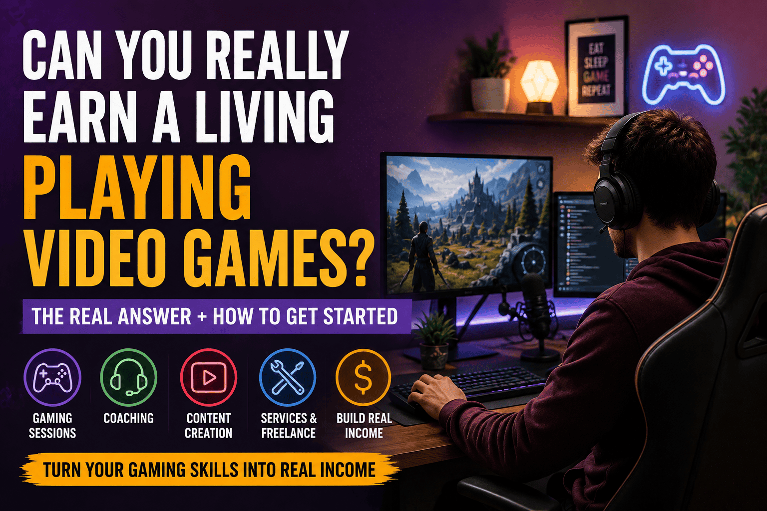 canyoureallyearnalivingplayingvideogamesfeaturedimage