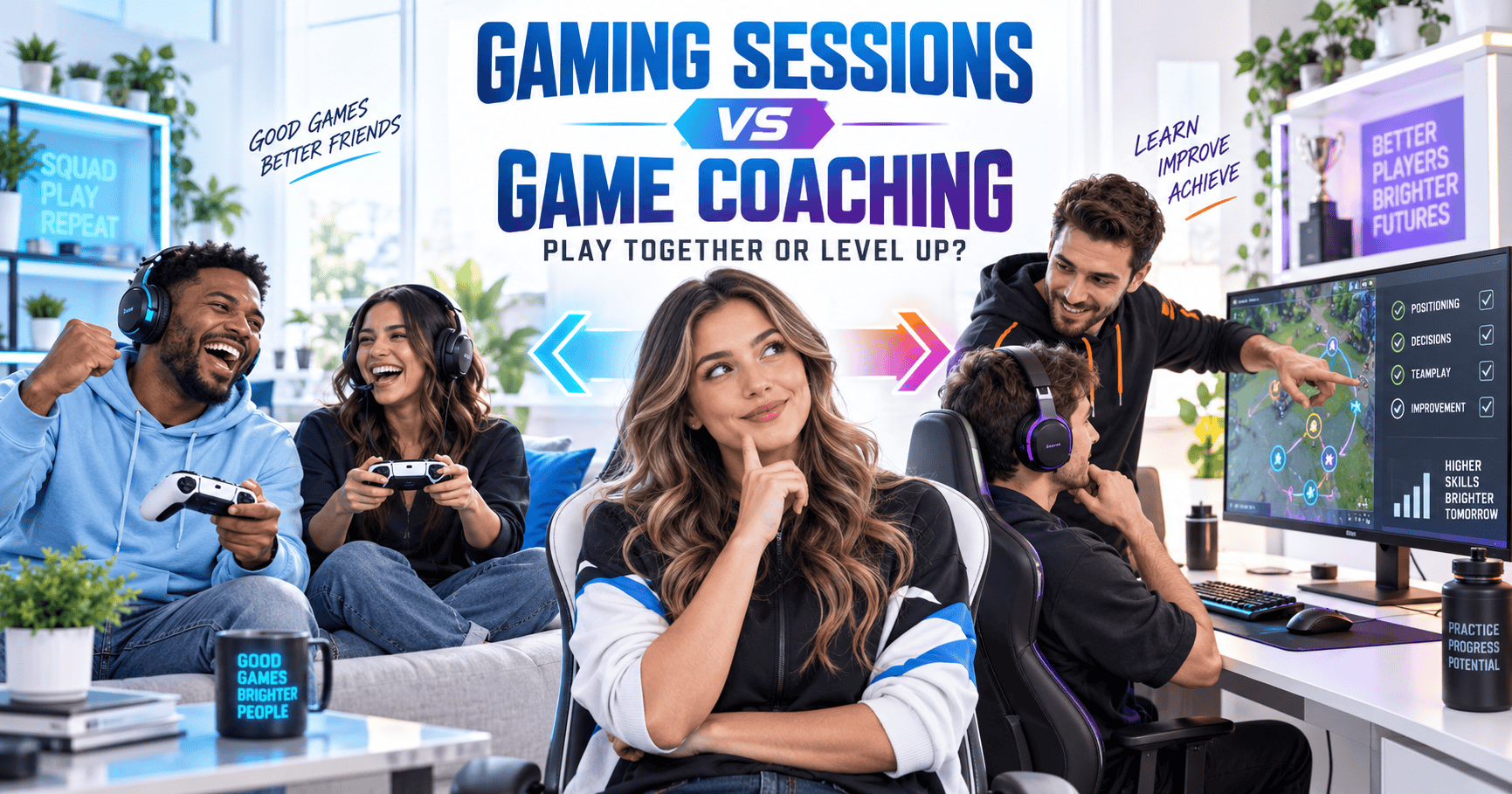 Gaming Sessions vs Game Coaching What’s the Difference_Featured Image