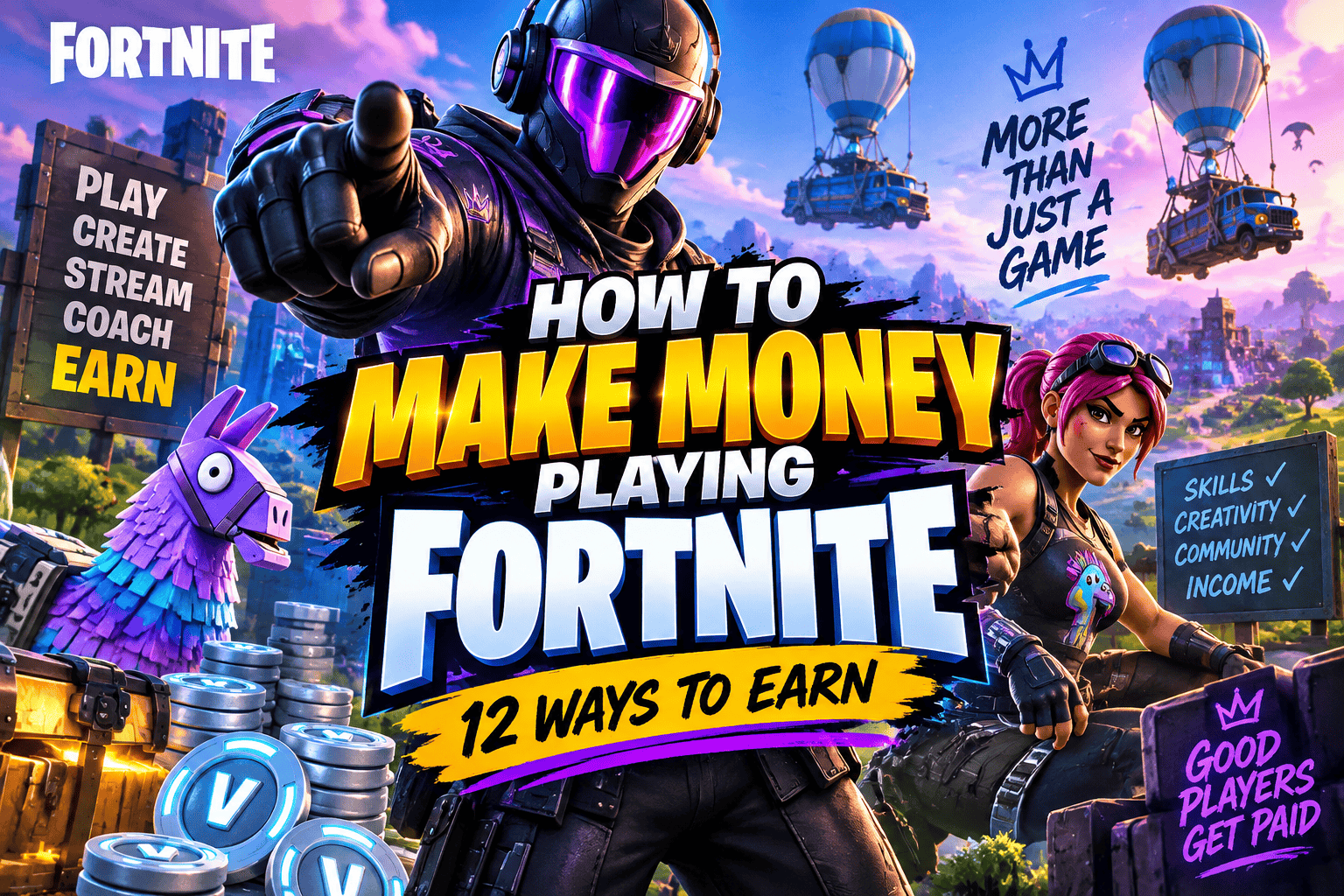 howtomakemoneyplayingfortnite-12waystoearnfeaturedimage