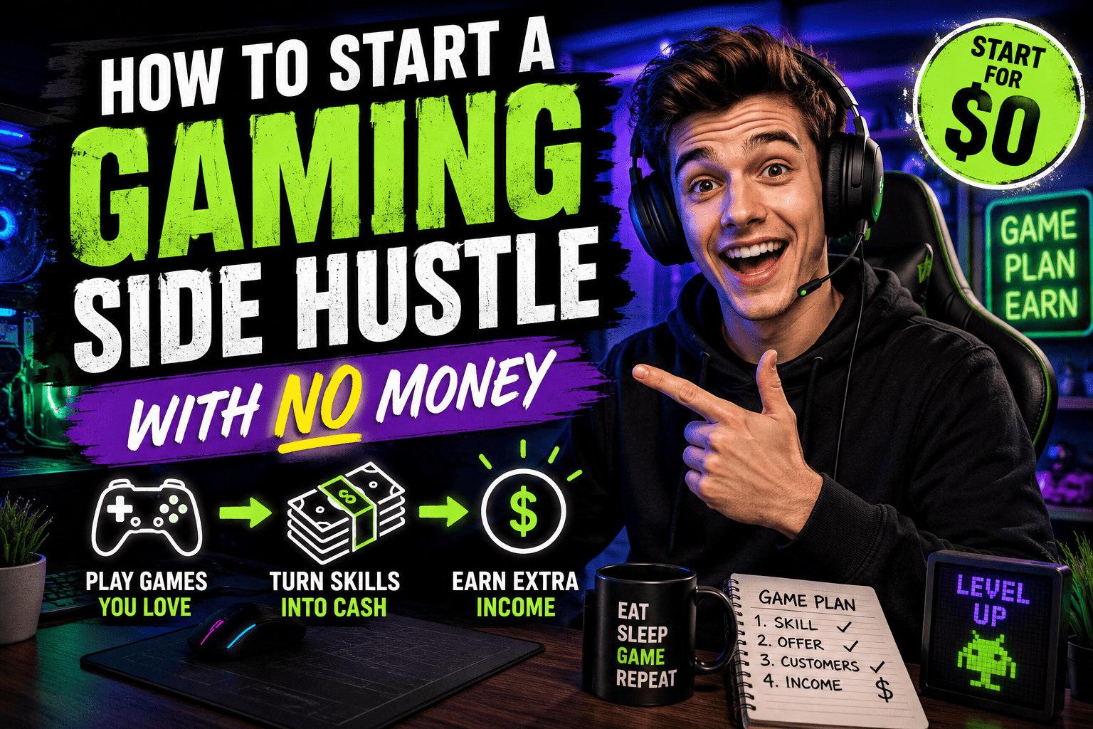 howtostartagamingsidehustlewithnomoneyfeaturedimage