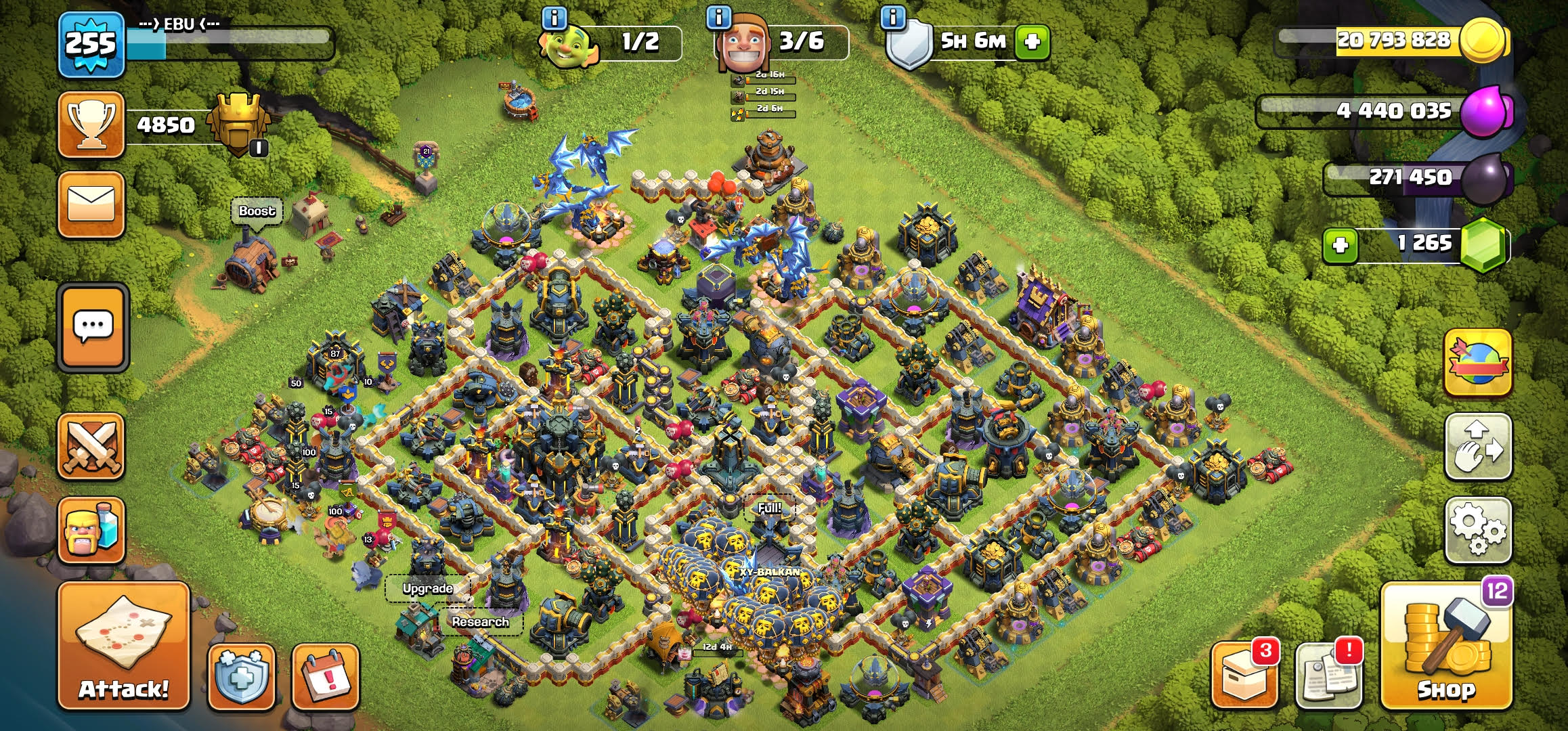 Clash of Clans account th17