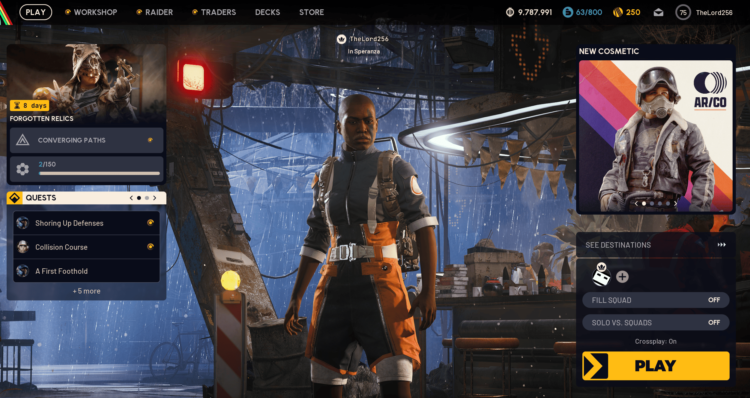 Arc Raiders Level 75 Expedition Ready | 9 Million+ Coins | 33+ Guns & 39+ BPs | Full Access Original Mail