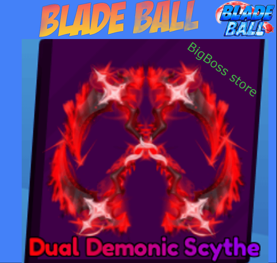 Dual Demonic Scythe – Blade Ball
