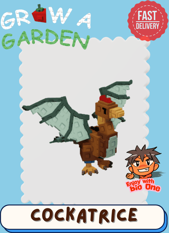 Cockatrice | Random Age & Size | Grow A Garden | Fast Trade