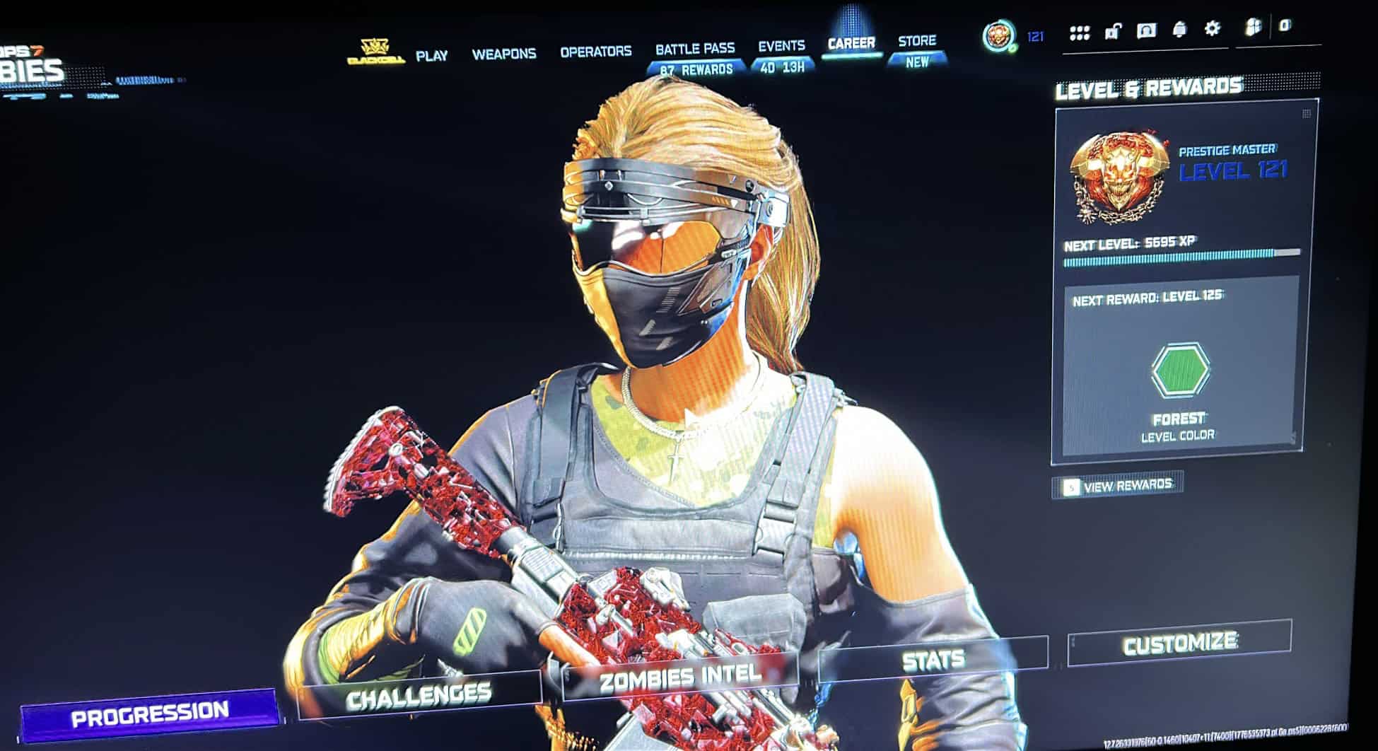 Black OPS 7 | Prestige Master Level 122 | 30/30 Genesis Mastery | 30/30 Bloodstone Mastery | 30/30 Guns Leveled