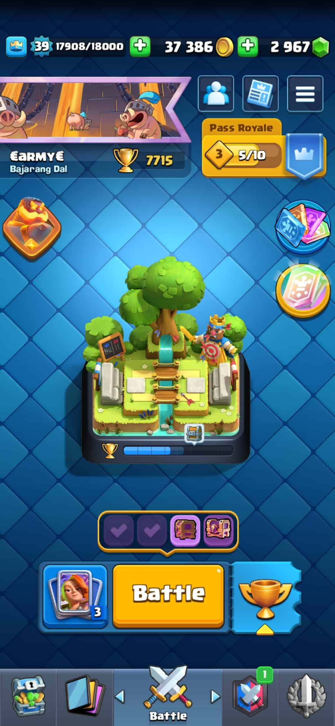 Clash royale account