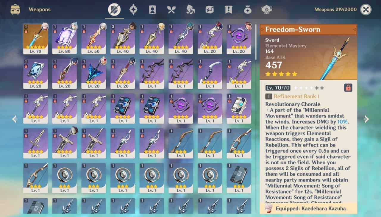 ASIA SERVER | AR 51 | WL 6 | 26 CHARACTERS |Neuvillette |kazuha | HOYO LOGIN | INSTANT DELIVERY