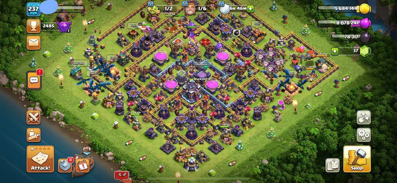  MAXED TYPE TH 15 FRANCE LOCAL 3462+ WAR STARS [HIGH] LEGEND TOUCHED 5468 PB 16+ HEROES SKINS FREE RENAME HEROES 85/90/65/39 BH-10 INSTANT DELIVERY