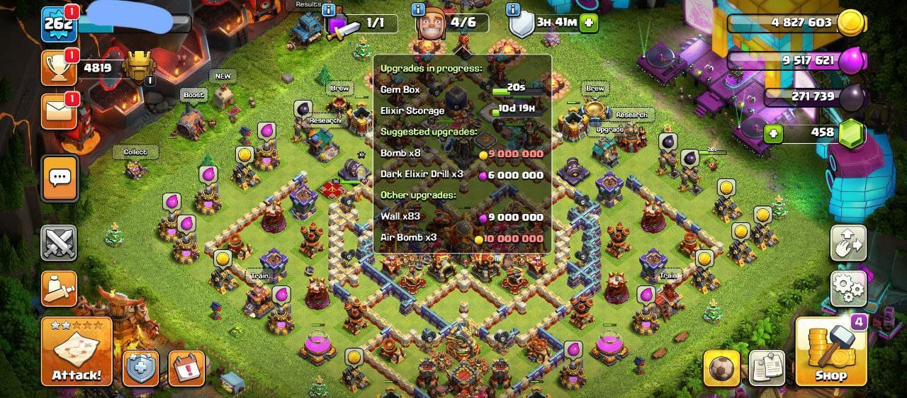 FULL MAX TH16 | 454 GLOBAL RANK | 3941 WAR STARS | 28 SKINS | 9th 10th CLASHIVERSERY SCENERY | ON YOUR MAIL | INSTANT