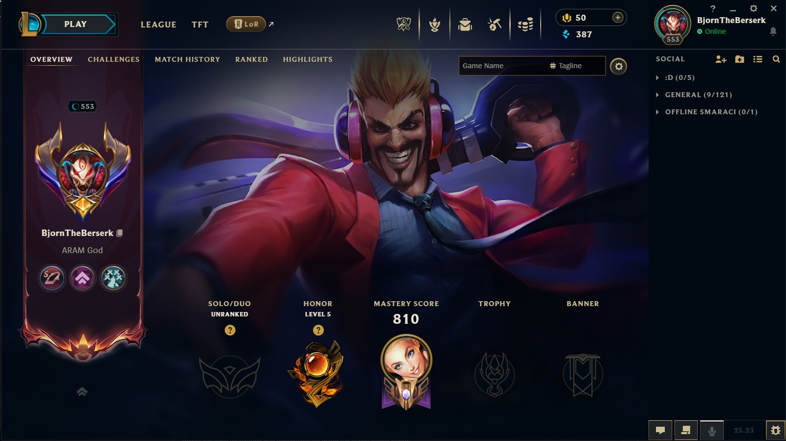 League of legends Account