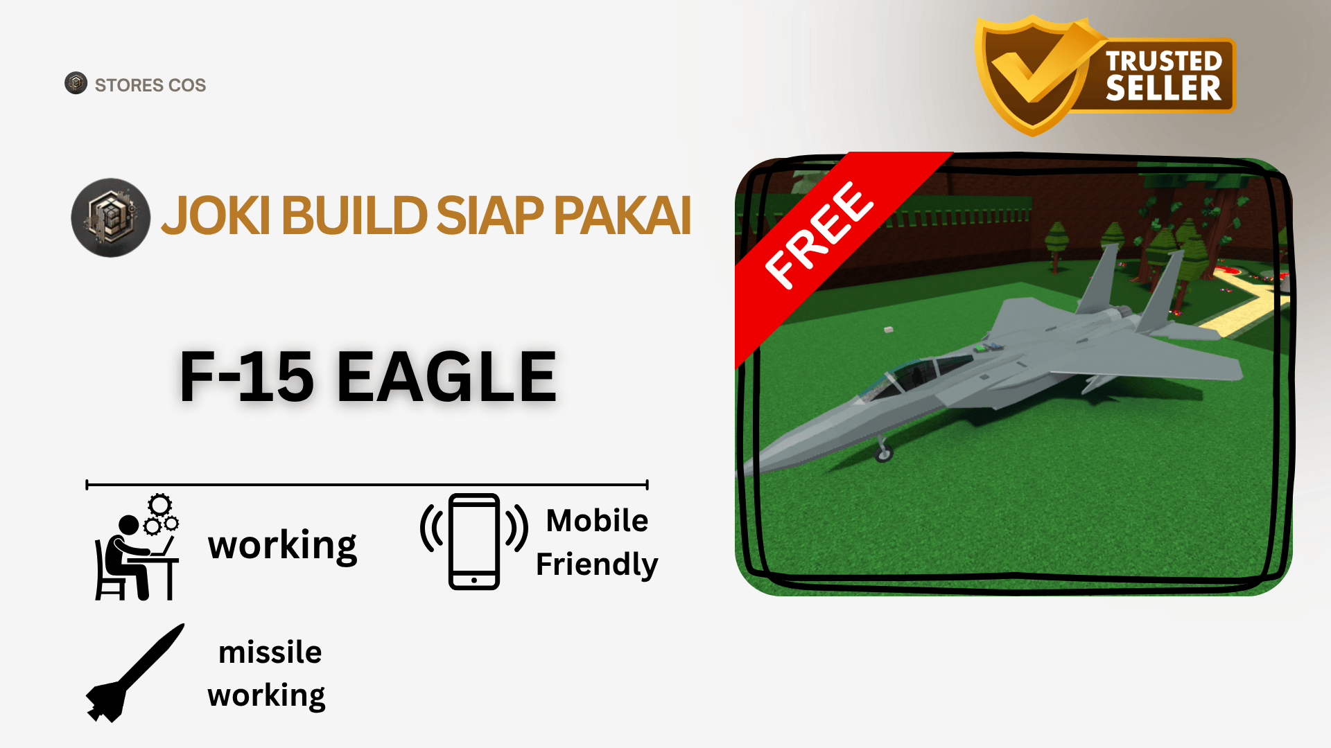 F-15 Eagle (build service) – Build a Boat for Treasure