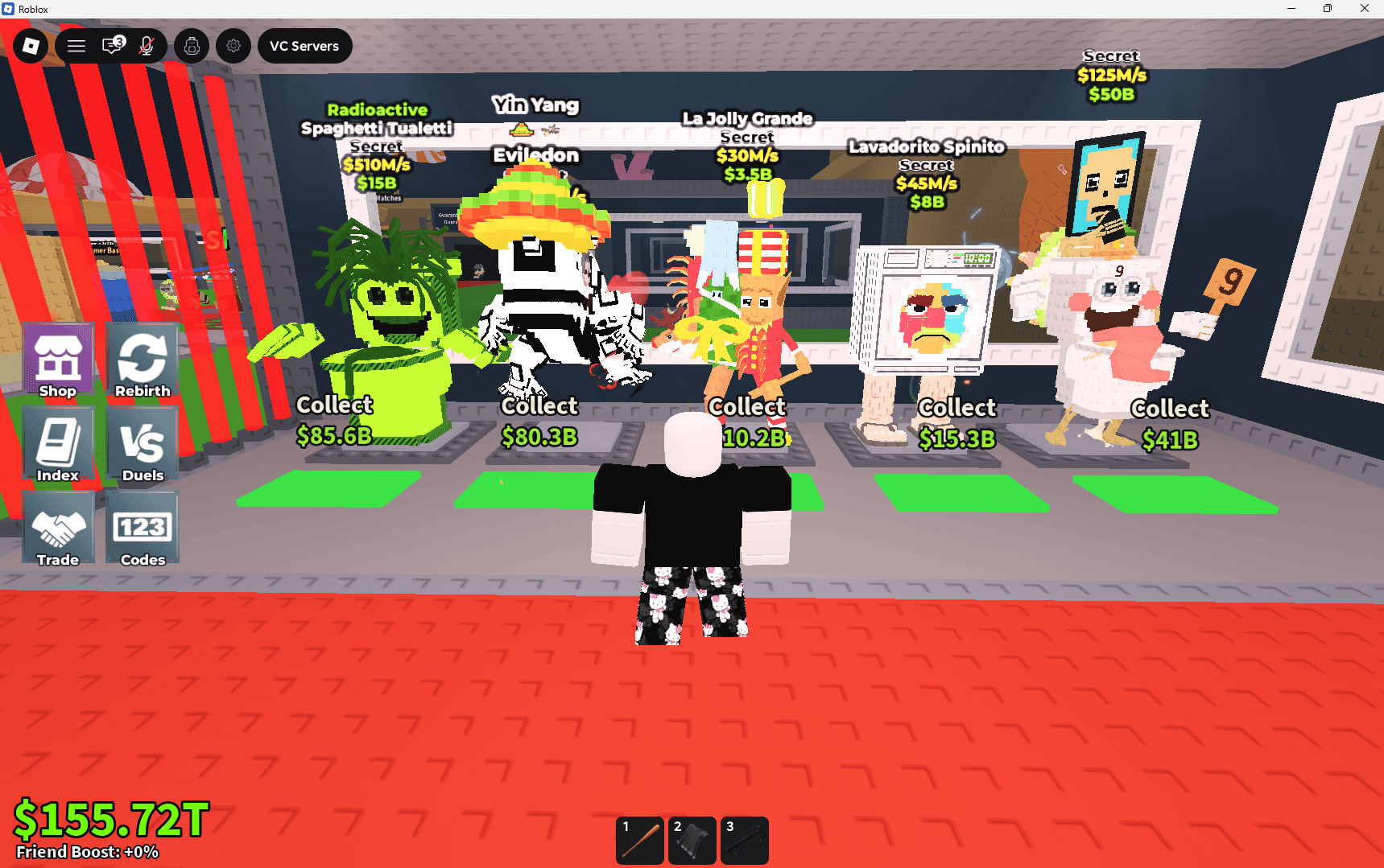 Steal a brainrot stacked account