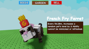 [Grow a Garden] French Fry Ferret