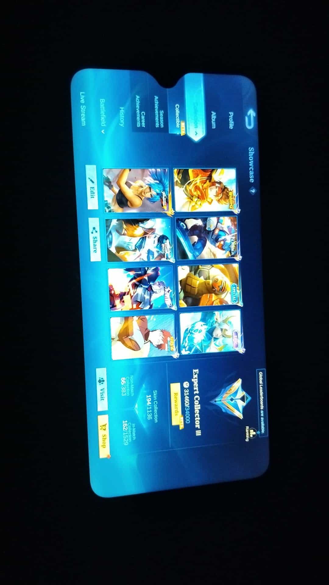mobile legend bangbang account