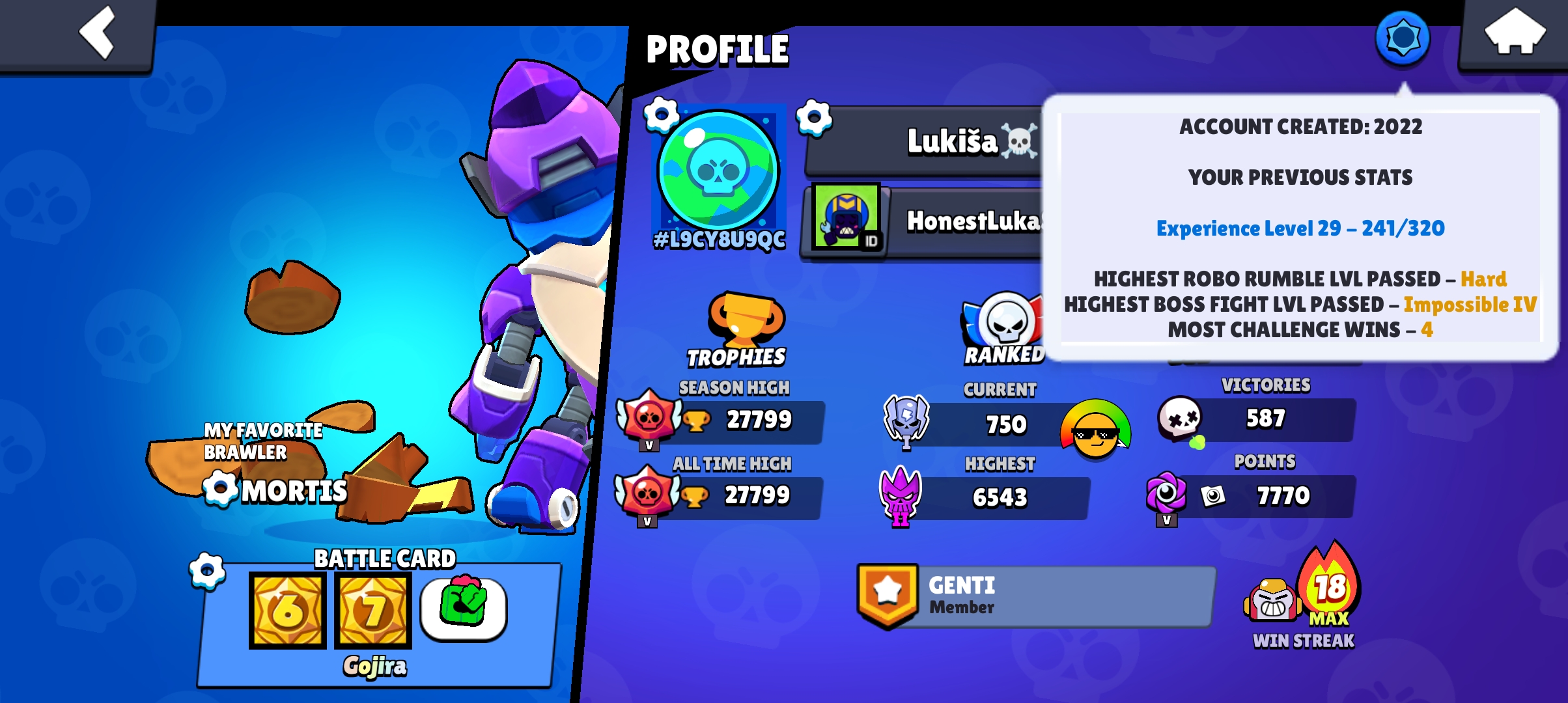 Brawl stars acaunt