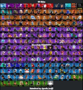 FORTNITE OG ACCOUNT | 191 SKINS | 190 EMOTES | 220 PICKAXES | RARE OG ITEMS