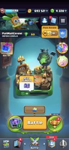 Clash Royale Account – 14.000+ trophies 650.000+ coins 4200+ gems