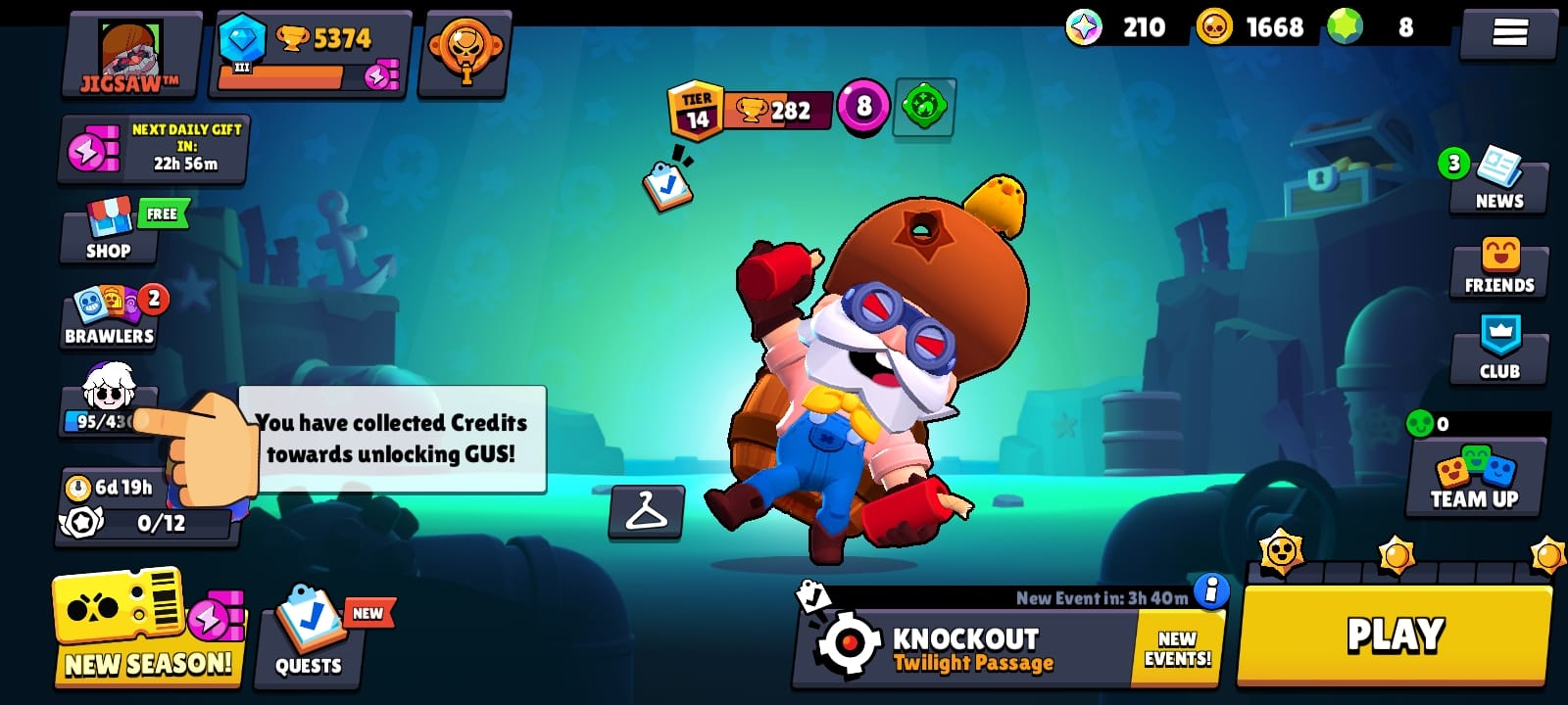 Brawl Stars Account -Low Trophies/Rare Skins- [FULL EMAIL ACCESS]