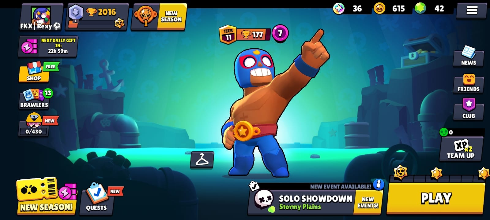 Brawl Stars Smurf Account -Low Trophies/Many Skins- [FULL EMAIL ACCESS]