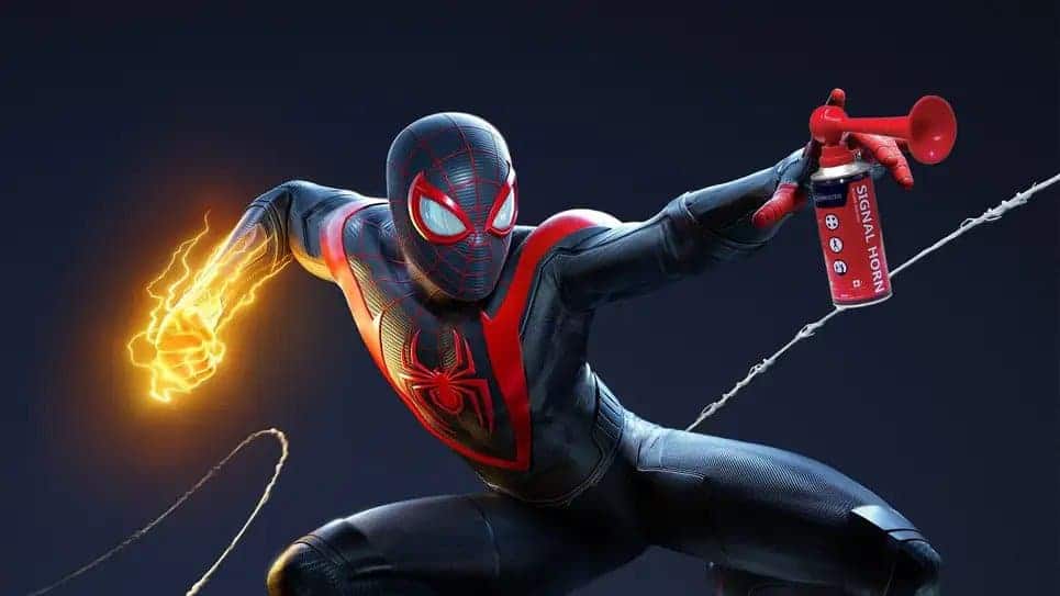 Air horn spider man