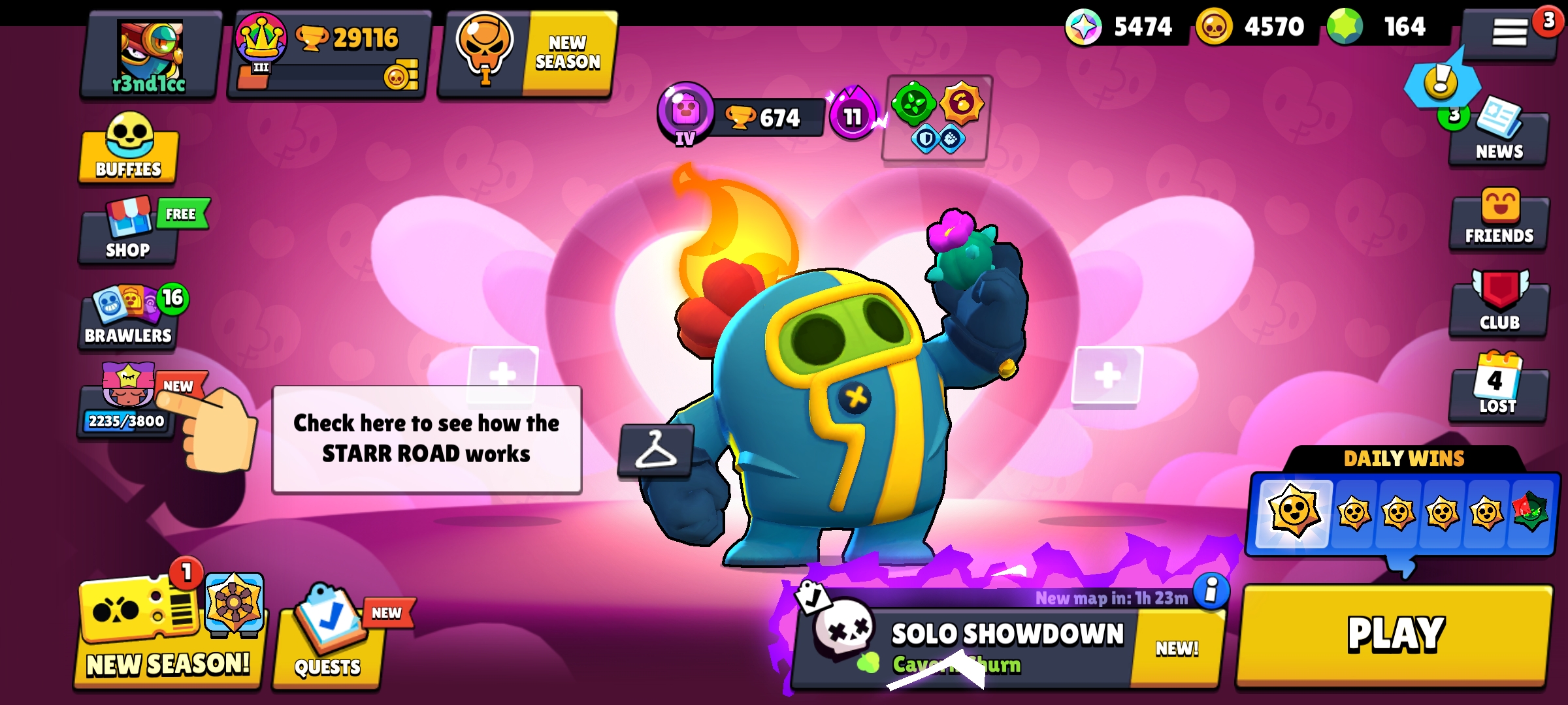 Brawl stars account (EVERYTHING NEEDED ON DISCORD R3ND1C#9008)