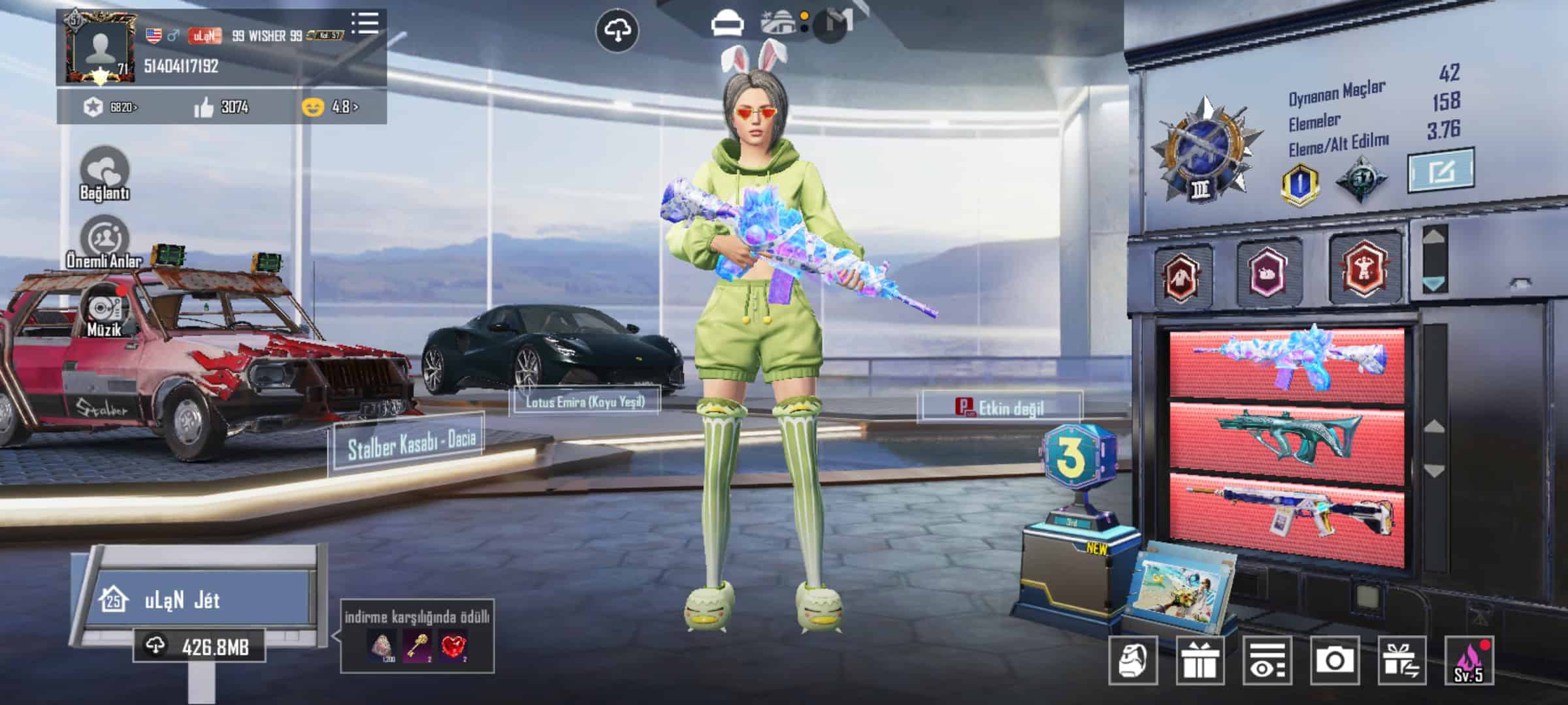 3 MAXX GUN 1 SPOR CAR