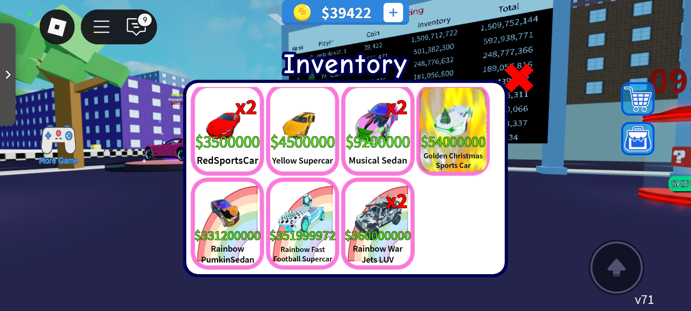 Rainbow war jets LUV