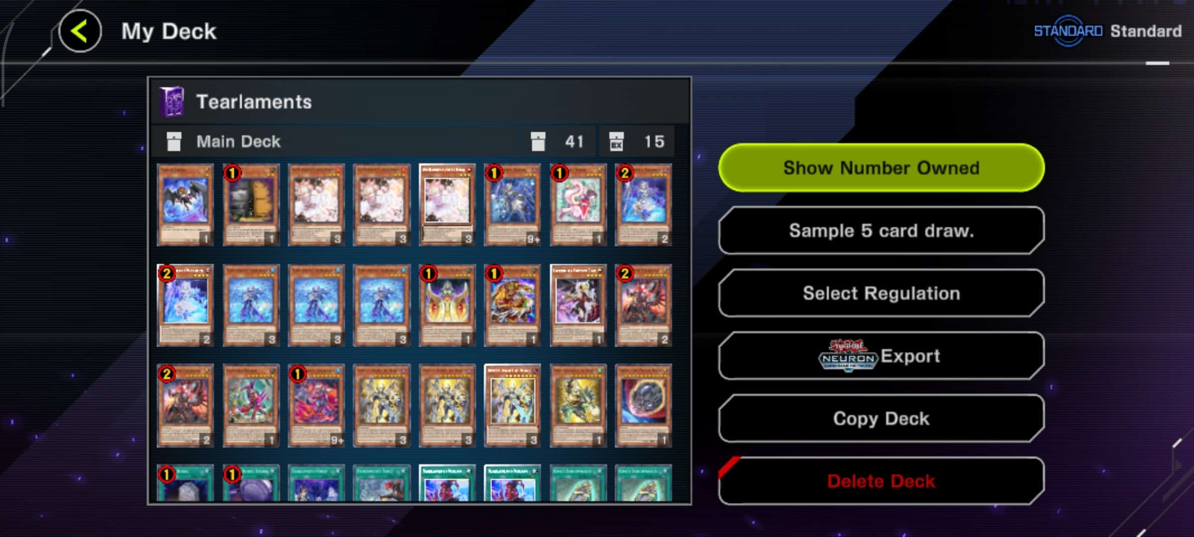 Yu-Gi-Oh! Master Duel Starter Account | Tearlaments Meta Deck Ready