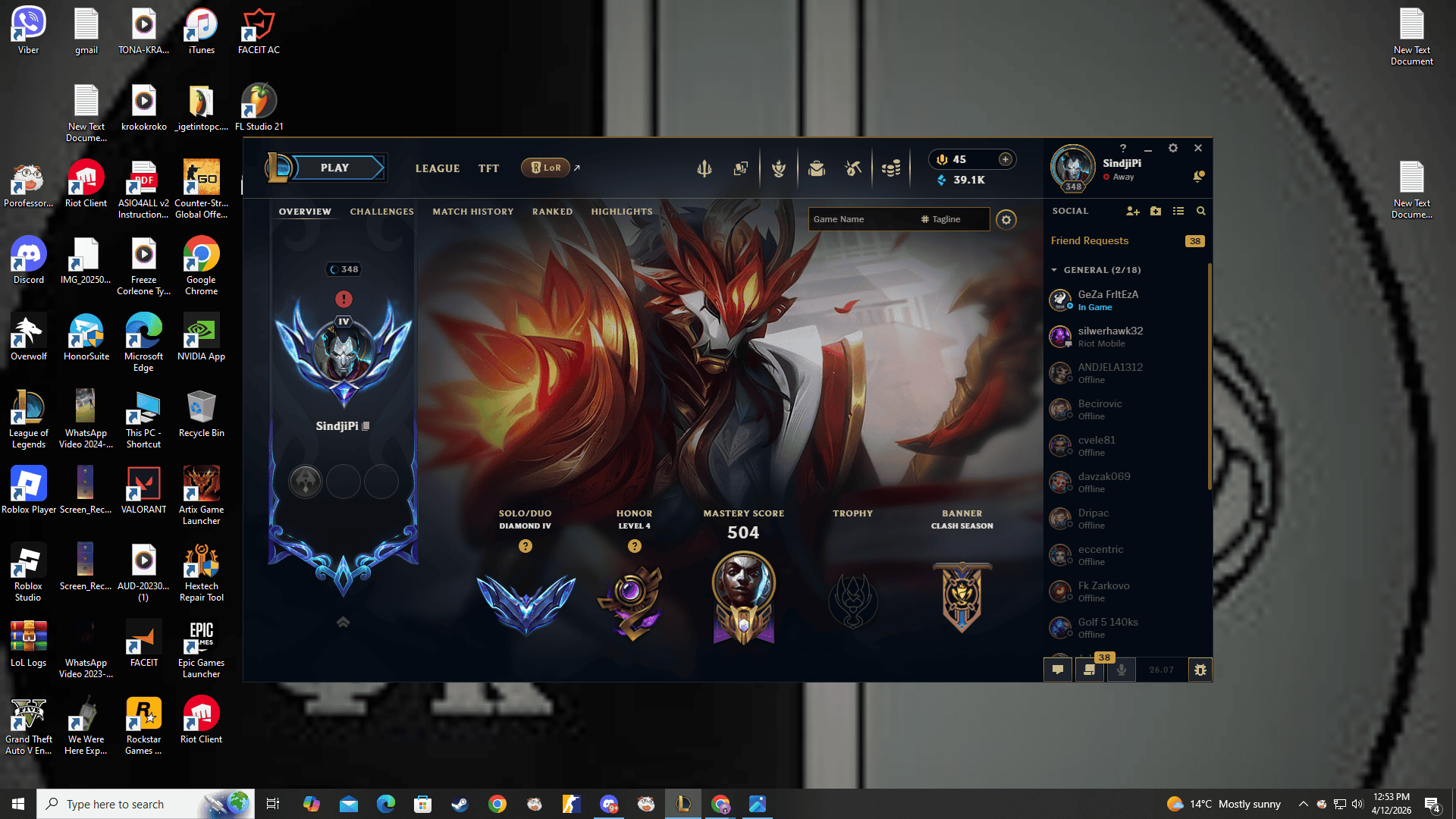 League of Legends account