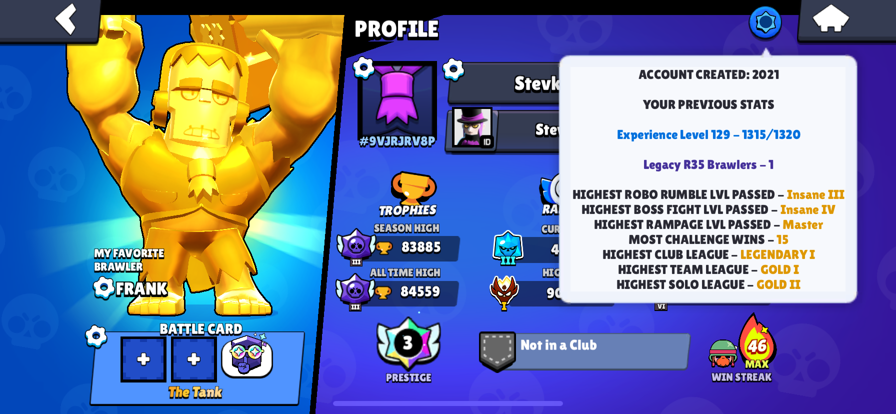 Brawl Stars account
