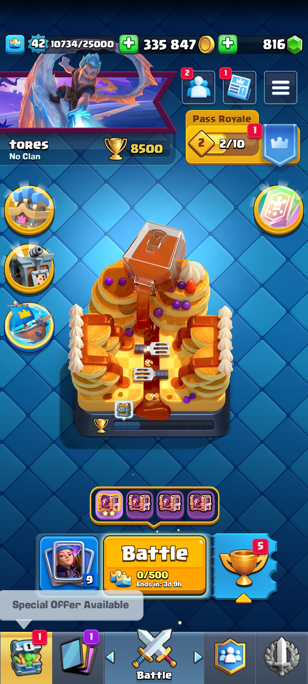 Clash royale 8000 trophies