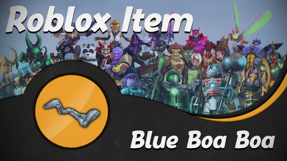 Roblox Virtual Item – Blue Boa Boa (Code Sent Instantly)