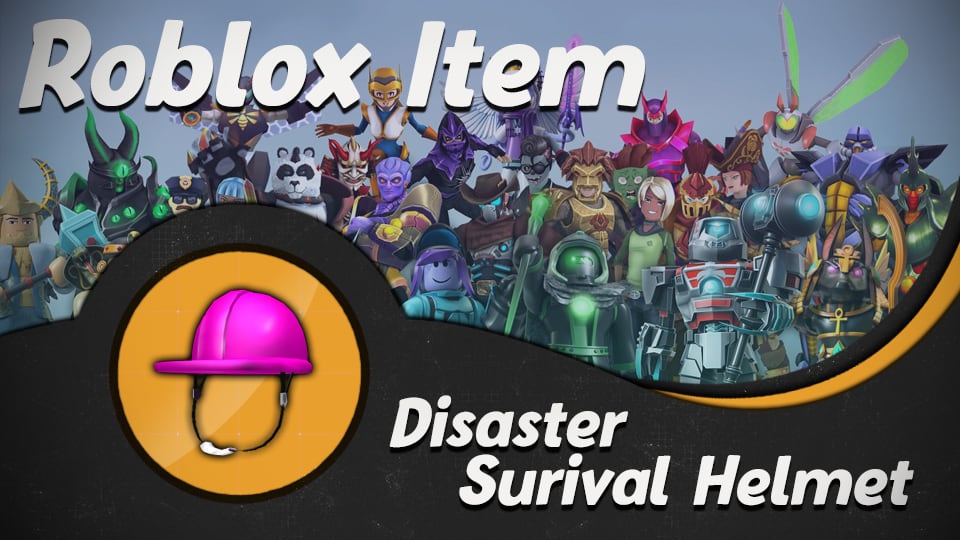 Roblox Virtual Item – Disaster Survival Helmet (Code Sent Instantly)