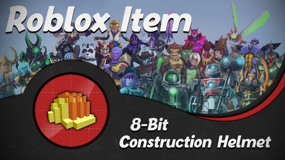 Roblox Virtual Item – 8-Bit Construction Helmet (Code Sent Instantly)