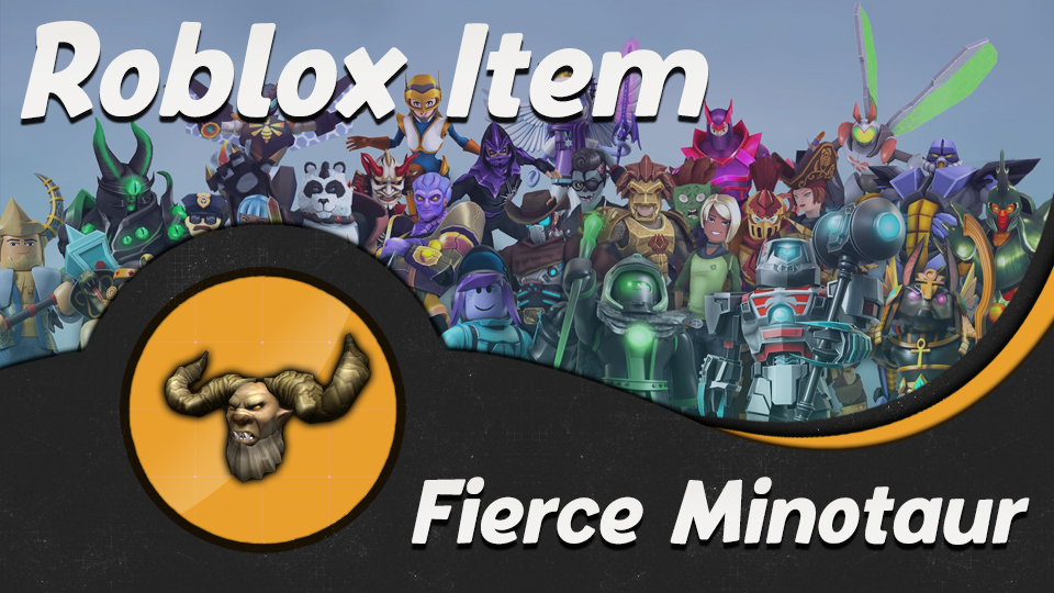 Roblox Virtual Item – Fierce Minotaur (Code Sent Instantly)