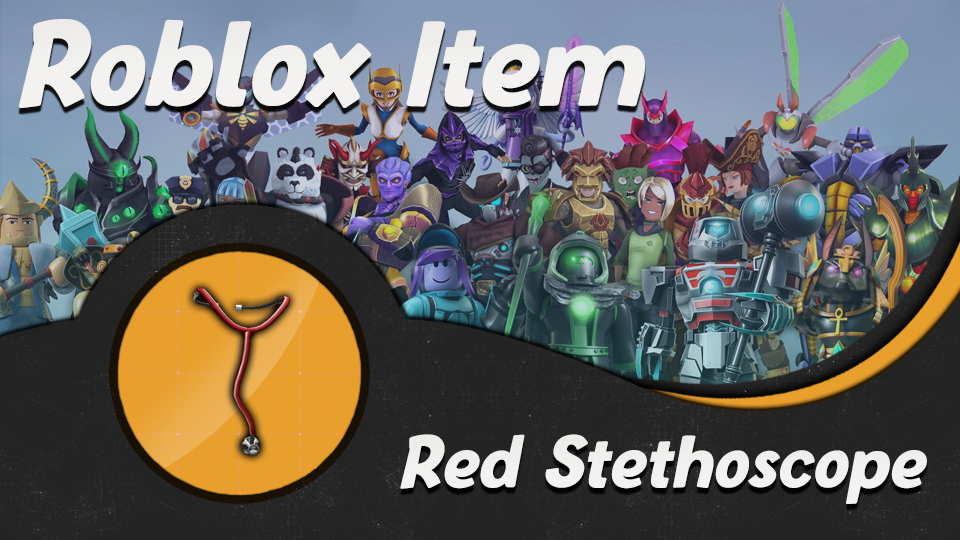 Roblox Virtual Item – Red Stethoscope (Code Sent Instantly)