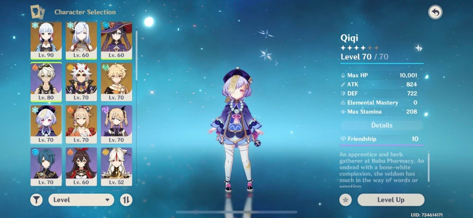 Genshin Impact: Account (Great Characters and Weapons!) [EU] AR 55