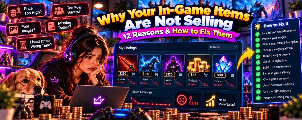 Why Your In-Game Items Are Not Selling: 12 Reasons & How to Fix Them